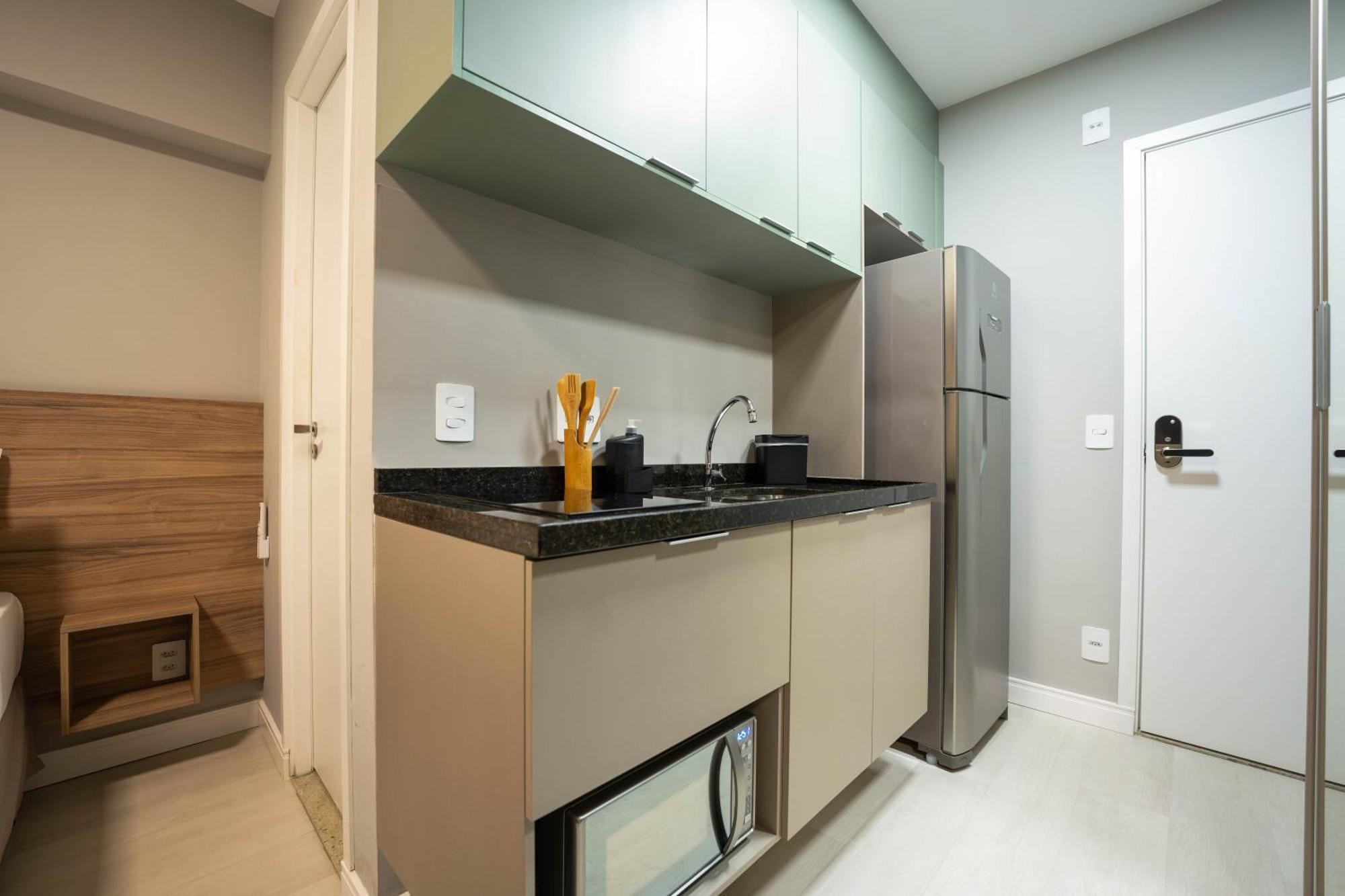 Apartamentos Studio Allure Moema - Com Cafe Da Manha Opcional, Recepcao E Valet 24 Horas เซาเปาโล ห้อง รูปภาพ