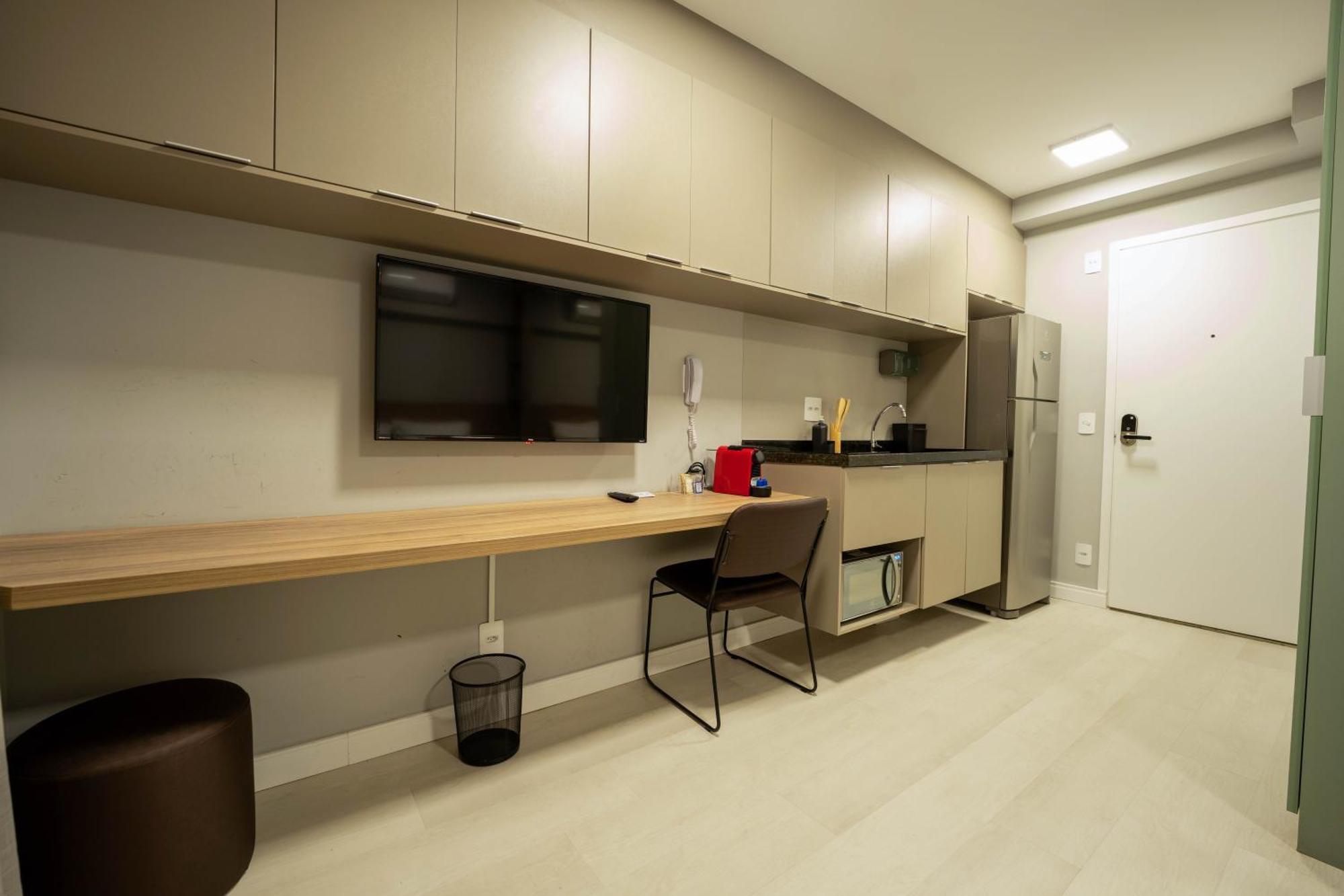 Apartamentos Studio Allure Moema - Com Cafe Da Manha Opcional, Recepcao E Valet 24 Horas เซาเปาโล ห้อง รูปภาพ