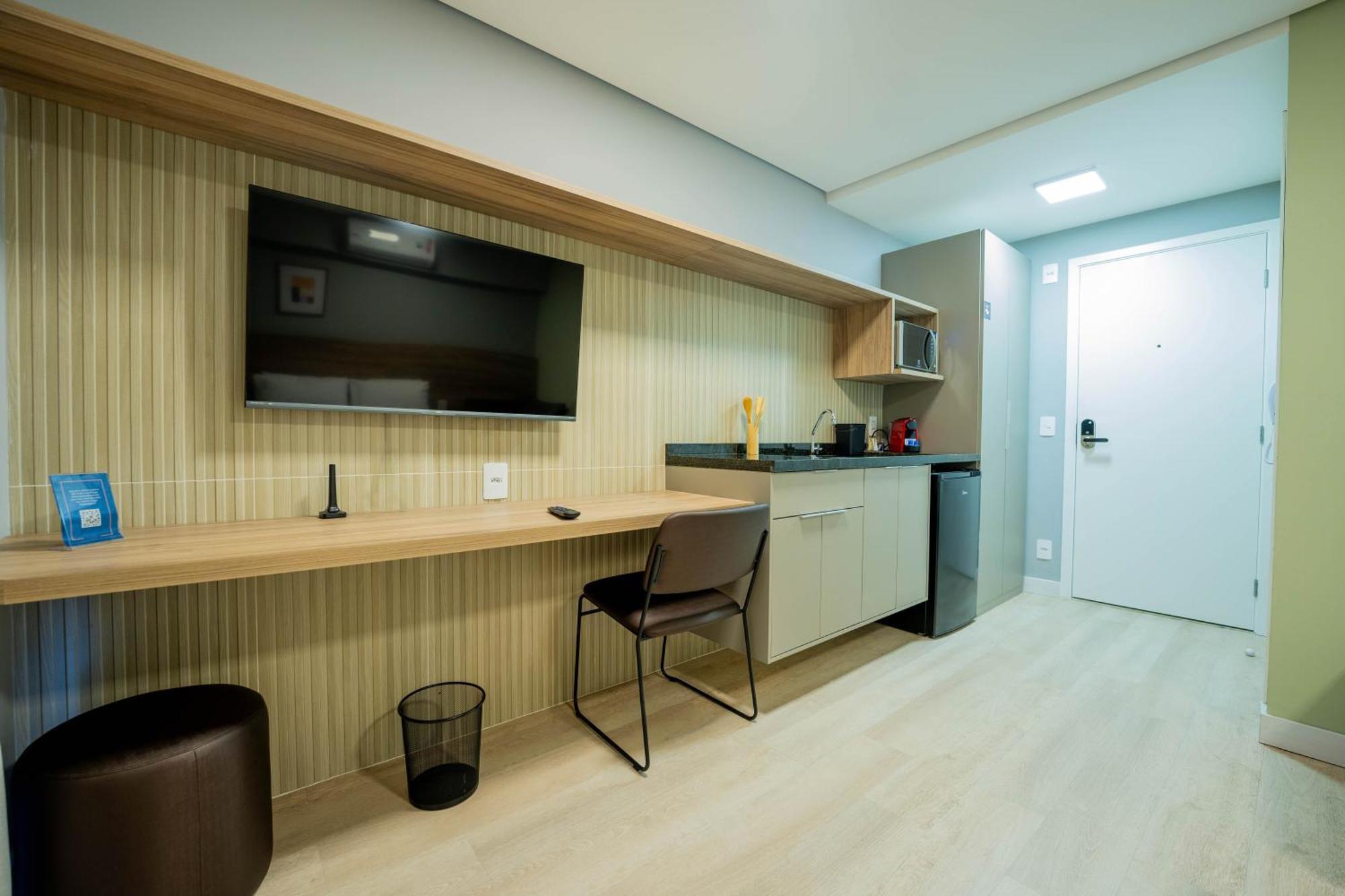 Apartamentos Studio Allure Moema - Com Cafe Da Manha Opcional, Recepcao E Valet 24 Horas เซาเปาโล ห้อง รูปภาพ